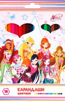Карандаши "Winx", 18 цветов (6600B18/W) Карандаши "Winx", 18 цветов (6600B18/W)