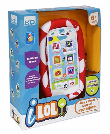 I-LOL. Смартфон обучающий для малышей 170x200x50 (Т56272) I-LOL. Смартфон обучающий для малышей 170x200x50 (Т56272)
