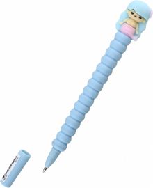 Ручка шариковая Mermaid, синяя, в ассортименте, 0.7 мм