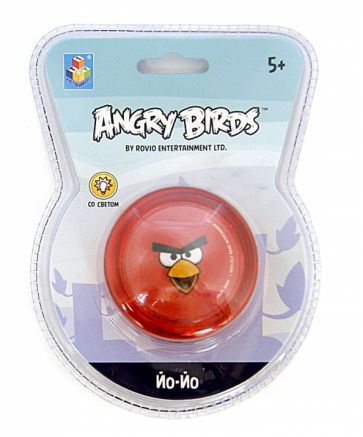 Йо-йо "Красная птица. Angry Birds". Со светом. 60 мм (Т56075) Йо-йо "Красная птица. Angry Birds". Со светом. 60 мм (Т56075)