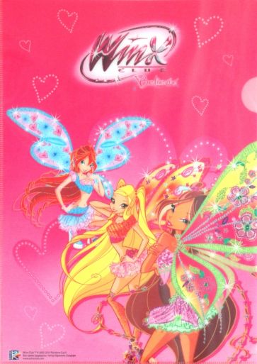 Папка-уголок с 3D-эффектом (E310-3D/W) Winx Папка-уголок с 3D-эффектом (E310-3D/W) Winx