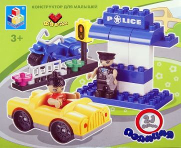 Конструктор Big Brick "Полиция" 21 деталь (Т53534) Конструктор Big Brick "Полиция" 21 деталь (Т53534)