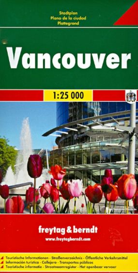Ванкувер. Карта. Vancouver 1:25 000 обложка книги Ванкувер. Карта. Vancouver 1:25 000 обложка книги