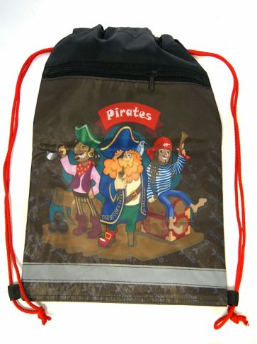 Сумка для сменной обуви "Pirates" карман молния (276746) Сумка для сменной обуви "Pirates" карман молния (276746)