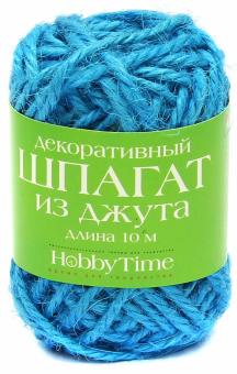 Шпагат джутовый декоративный, длина 10 м, цветной, 6 цветов, (2-509/02)