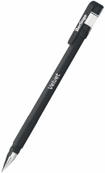 Ручка гелевая Velvet, черная