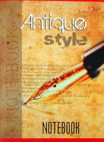 Тетрадь 96 листов А4, клетка "Antique. Золотое перо" (ТЛ4962148) Тетрадь 96 листов А4, клетка "Antique. Золотое перо" (ТЛ4962148)