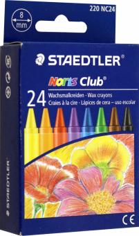 Мелки восковые 24 цвета "Noris Club" (220NC24)