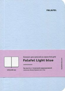 Блокнот 64 листа, А6, точка Light blue