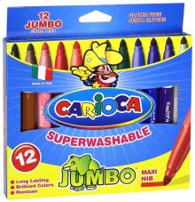 Фломастеры толстые "CARIOCA JUMBO" (12 цветов) (40569) Фломастеры толстые "CARIOCA JUMBO" (12 цветов) (40569)