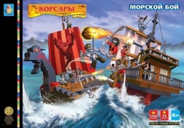 Конструктор 1150 деталей. Морской бой (Т50722) Конструктор 1150 деталей. Морской бой (Т50722)