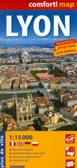 Лион. Карта. Lyon 1:15 000 обложка книги Лион. Карта. Lyon 1:15 000 обложка книги