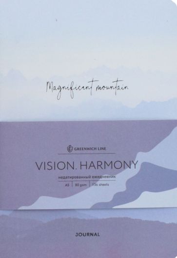 Ежедневник недатированный Vision. Harmony, А5, 136 листов купить | ISBN 4680211388003 | Лабиринт