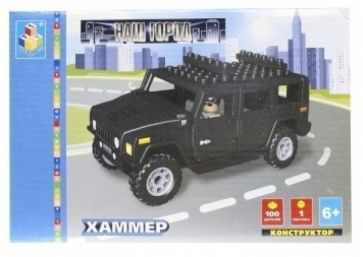 Конструктор 100 деталей. Хаммер (чёрный) (Т50097) Конструктор 100 деталей. Хаммер (чёрный) (Т50097)