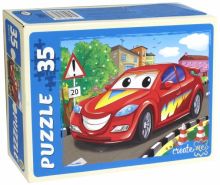 MAXI Puzzle-35 "Машинка в городе" (ПУ35-7268)