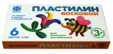 Пластилин восковой. 6 цветов. Стек (979902) Пластилин восковой. 6 цветов. Стек (979902)
