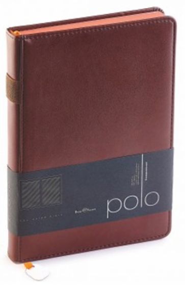 Ежедневник недатированный "Polo" (А5, коричневый) (3-515/01) Ежедневник недатированный "Polo" (А5, коричневый) (3-515/01)