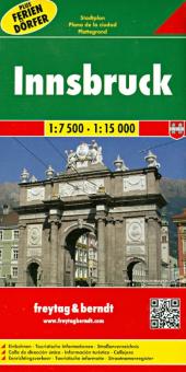 Инсбрук. Карта. Innsbruck 1:7 500 - 1:15 000 обложка книги Инсбрук. Карта. Innsbruck 1:7 500 - 1:15 000 обложка книги