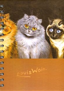 Скетчбук "Уэйн. Пять кошек" (100 листов, А5, нелинованный, спираль) (5076)