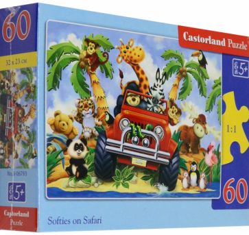 Puzzle-60 MIDI "Сафари" (В-06793) Puzzle-60 MIDI "Сафари" (В-06793)