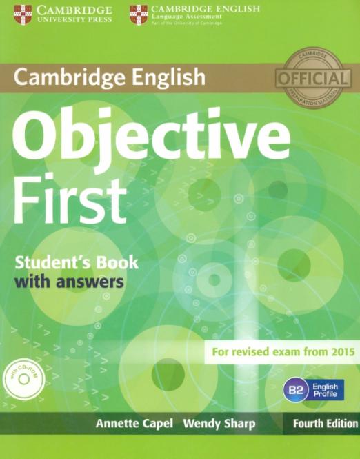 Objective First Student's Book without answers + CD-ROM / Учебник без ответов + CD - 1