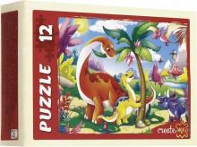 Puzzle-12 "Яркие динозавры"( П12-0620) Puzzle-12 "Яркие динозавры"( П12-0620)
