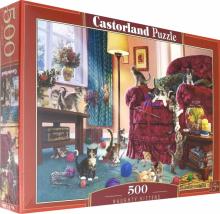 Puzzle-500 "Непослушные котята" (B-53254)