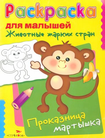 Животные жарких стран. Проказница мартышка обложка книги Животные жарких стран. Проказница мартышка обложка книги