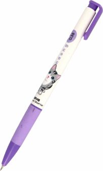 Ручка шариковая автоматическая Naong American Short Hair, 0,38 мм., фиолетовая