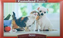 Puzzle, 500 элементов, "Щенок и котенок" (B-51687) Puzzle, 500 элементов, "Щенок и котенок" (B-51687)
