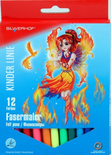 Фломастеры 12 цветов Fairies (871225-01) Фломастеры 12 цветов Fairies (871225-01)