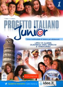 Фото Marin, Albano: Progetto italiano Junior 1. Libro di classe & Quaderno degli esercizi + DVD Video ISBN: 9789606930324 