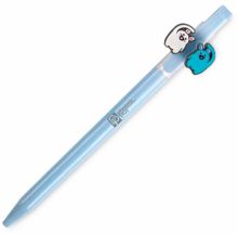 Ручка шариковая автоматическая "Глаза-ушки" (0,7 мм, синие чернила, в ассортименте) (52660)