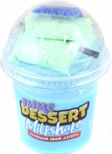 Слайм Dessert Milkshake, голубой