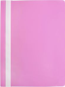 Папка-скоросшиватель Pastel, A4, розовая