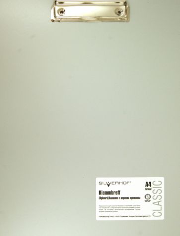 Планшет с верхним прижимом "Element", серый (241734-06) Планшет с верхним прижимом "Element", серый (241734-06)