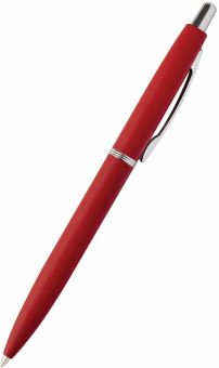 Ручка шариковая автоматическая San Remo, синяя, цвет корпуса красный, в футляре, 1 мм