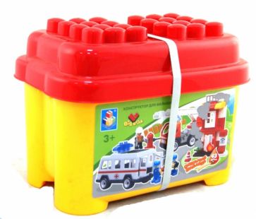Конструктор Big Brick "Пожарная команда" 43 детали (Т53549) Конструктор Big Brick "Пожарная команда" 43 детали (Т53549)