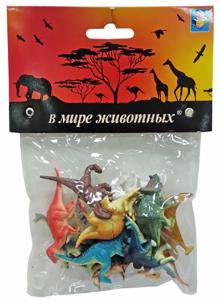 Игровой набор "В мире животных. Динозавры" (12 предметов)