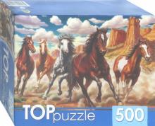 TOPpuzzle-500 "Дикий табун" (ХТП500-4216) TOPpuzzle-500 "Дикий табун" (ХТП500-4216)