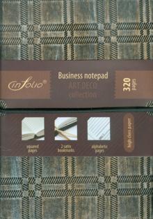 Бизнес-блокнот In Folio "Art Deco" (brown) (1028) Бизнес-блокнот In Folio "Art Deco" (brown) (1028)