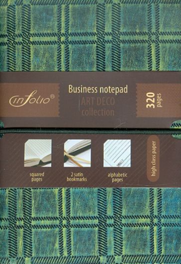 Бизнес-блокнот In Folio "Art Deco" (green) (1028) Бизнес-блокнот In Folio "Art Deco" (green) (1028)