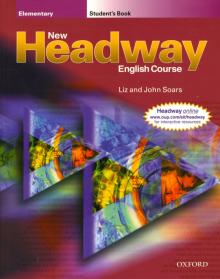 Liz&John Soars - New Headway Elementary (Student`s Book) обложка книги Liz&John Soars - New Headway Elementary (Student`s Book) обложка книги