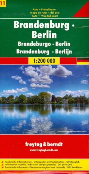 Бранденбург-Берлин. Карта. Brandenburg-Berlin 1:200 000 обложка книги Бранденбург-Берлин. Карта. Brandenburg-Berlin 1:200 000 обложка книги