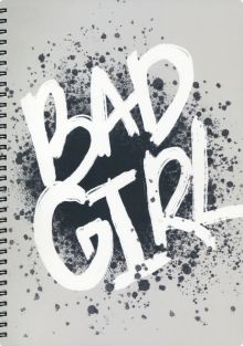 Тетрадь Bad Girl. Черное пятно, А4, 96 листов, клетка