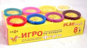 Масса для моделирования пластичная ИГРОФОРМ 8 цветов (482005) Масса для моделирования пластичная ИГРОФОРМ 8 цветов (482005)