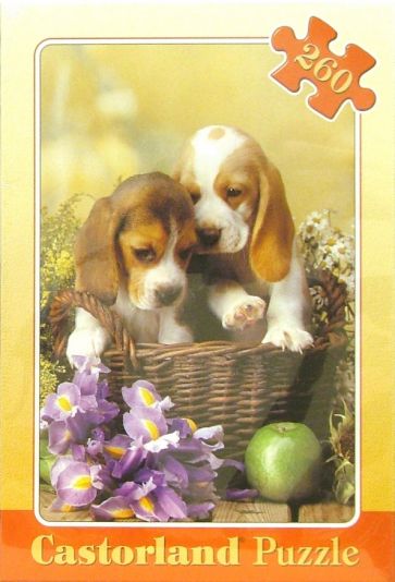 Puzzle-260.В-26487.Два щенка Puzzle-260.В-26487.Два щенка
