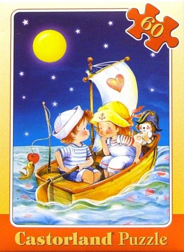 Puzzle-60.В-06274. Друзья. Прогулка под луной Puzzle-60.В-06274. Друзья. Прогулка под луной