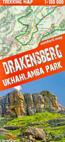 Драконовы горы. ЮАР. Карта 1:100 000 trekking map обложка книги Драконовы горы. ЮАР. Карта 1:100 000 trekking map обложка книги