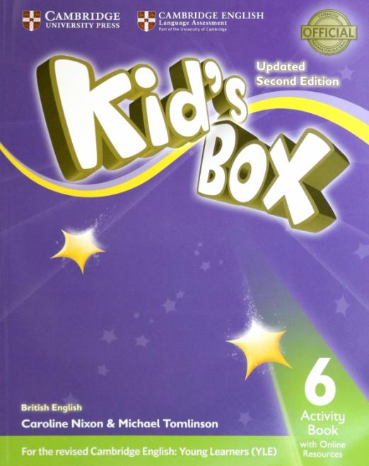 Kid's Box Updated Second Edition 6 Activity Book with Online Resources  Рабочая тетрадь с онлайн кодом - 1